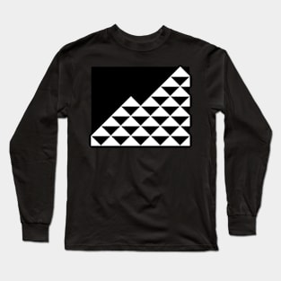 Abstract geometric pattern - black and white. Long Sleeve T-Shirt